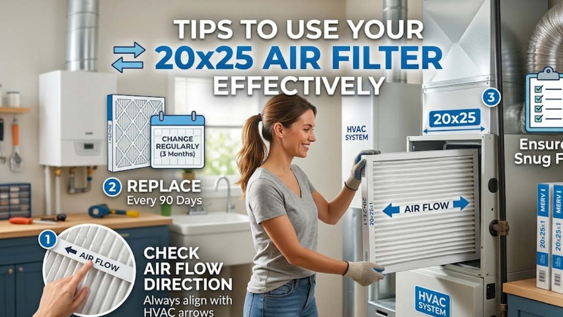 20x25 air filter performance tips