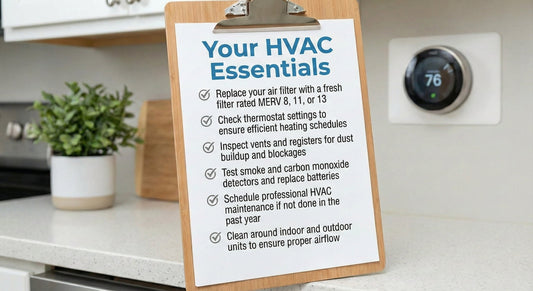 aerterra air filter hvac checklist for homeowners