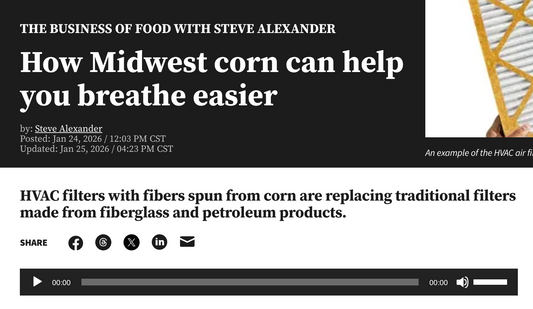 AerTerra on WGN Radio: Corn-Based Air Filters for Clean Air