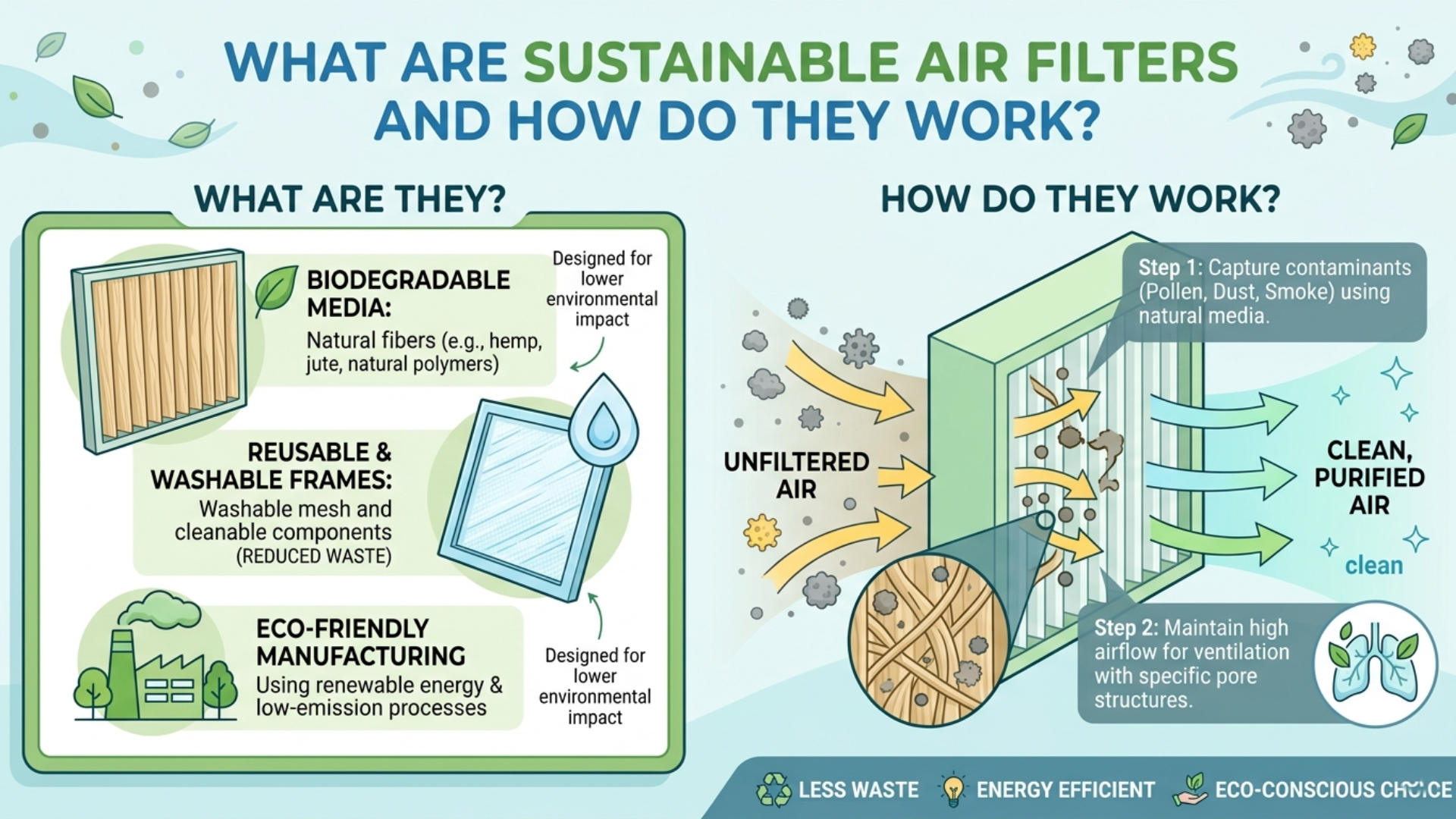 Sustainable Air Filters and How Do They Work – Aerterra