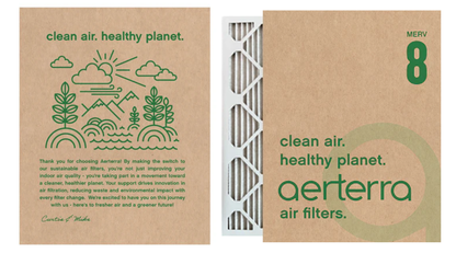 Aerterra 24x24x1 MERV 8 AC Furnace Air Filter