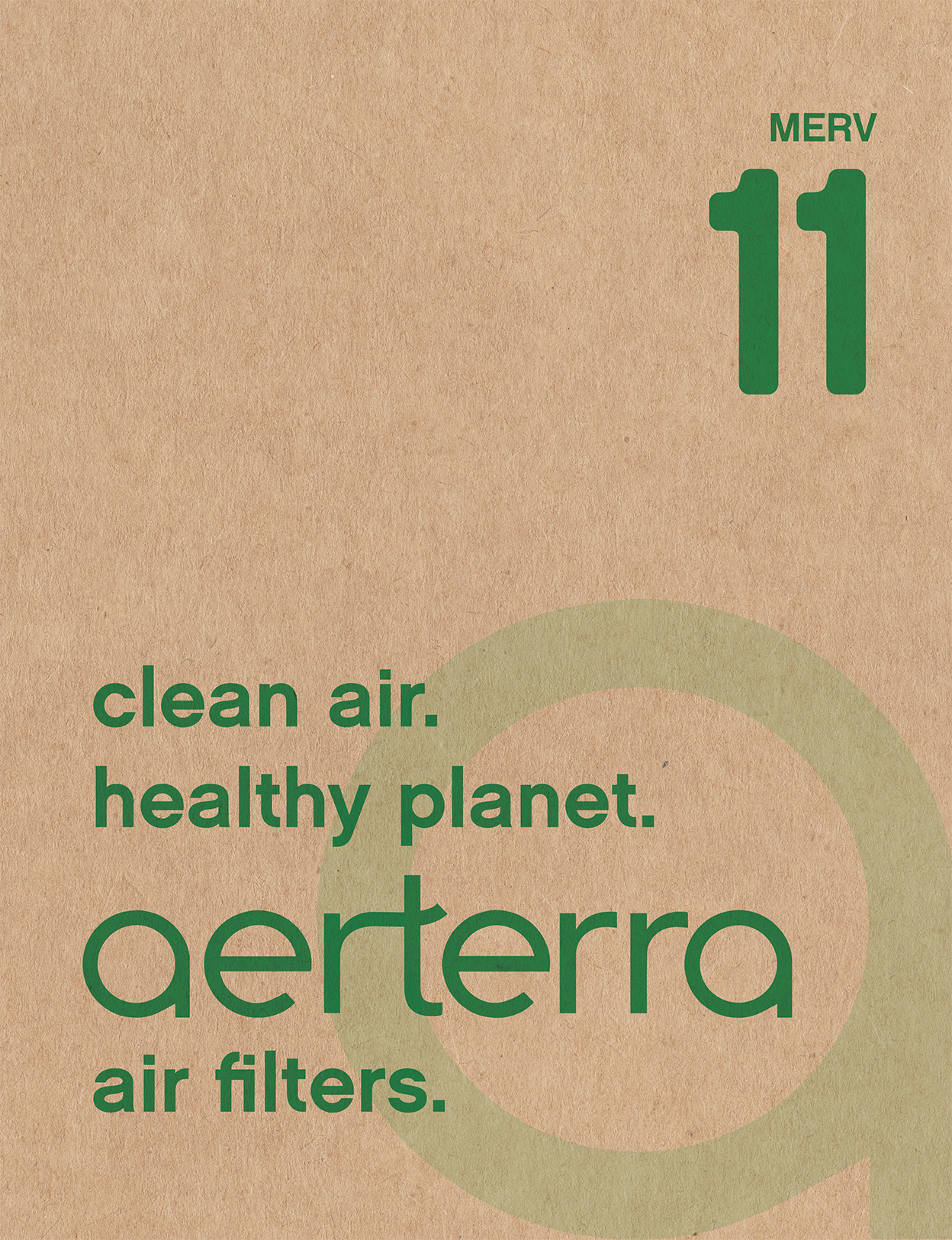 Aerterra MERV 11 air filter product shot